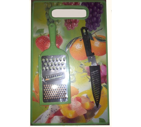 Набор кухонный (доска, терка,нож)